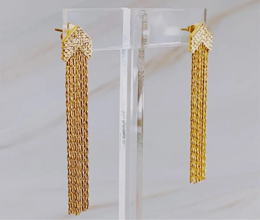 Chevron Chain earrings