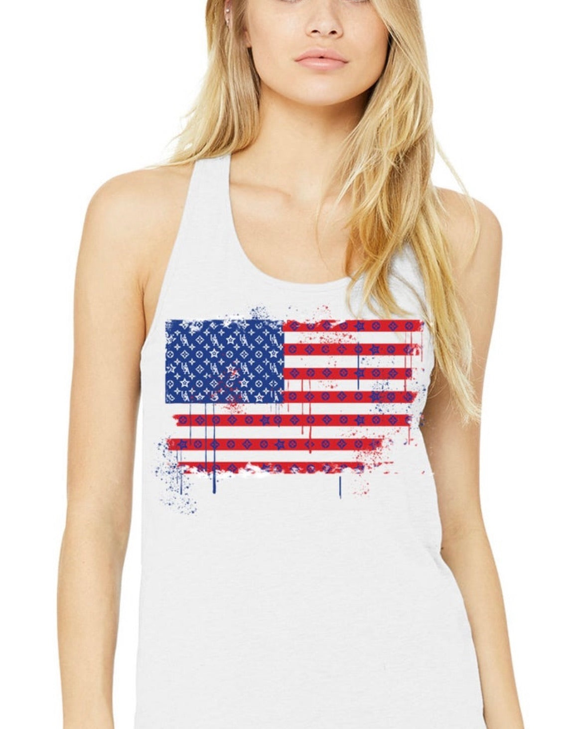 Old Glory Girl graphic top