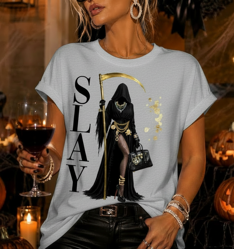 Dressed To Slay graphic top