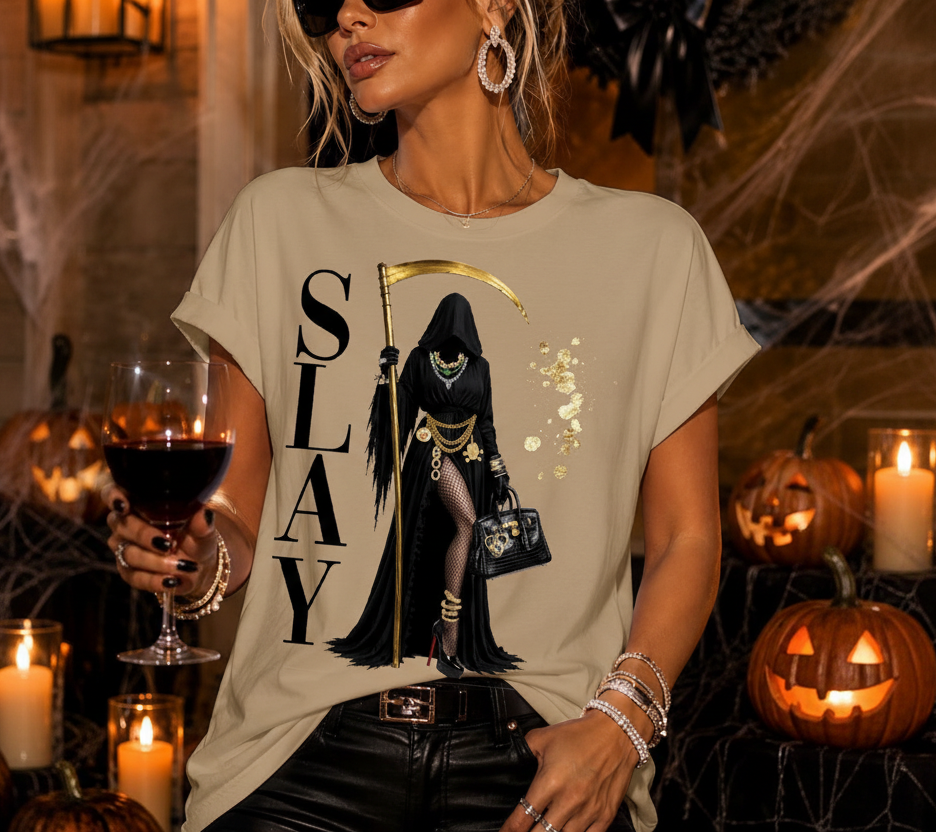 Dressed To Slay graphic top