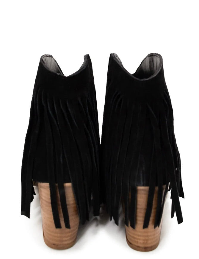 Amos Fringe booties