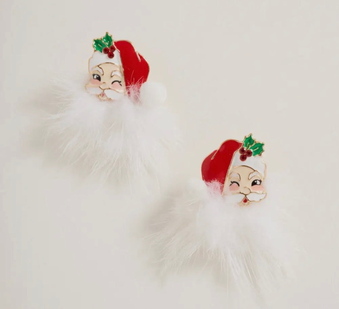 Sassy Santa earrings