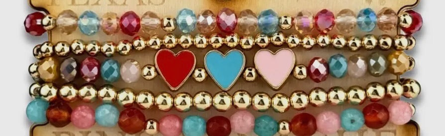 Color Me Love bracelet set