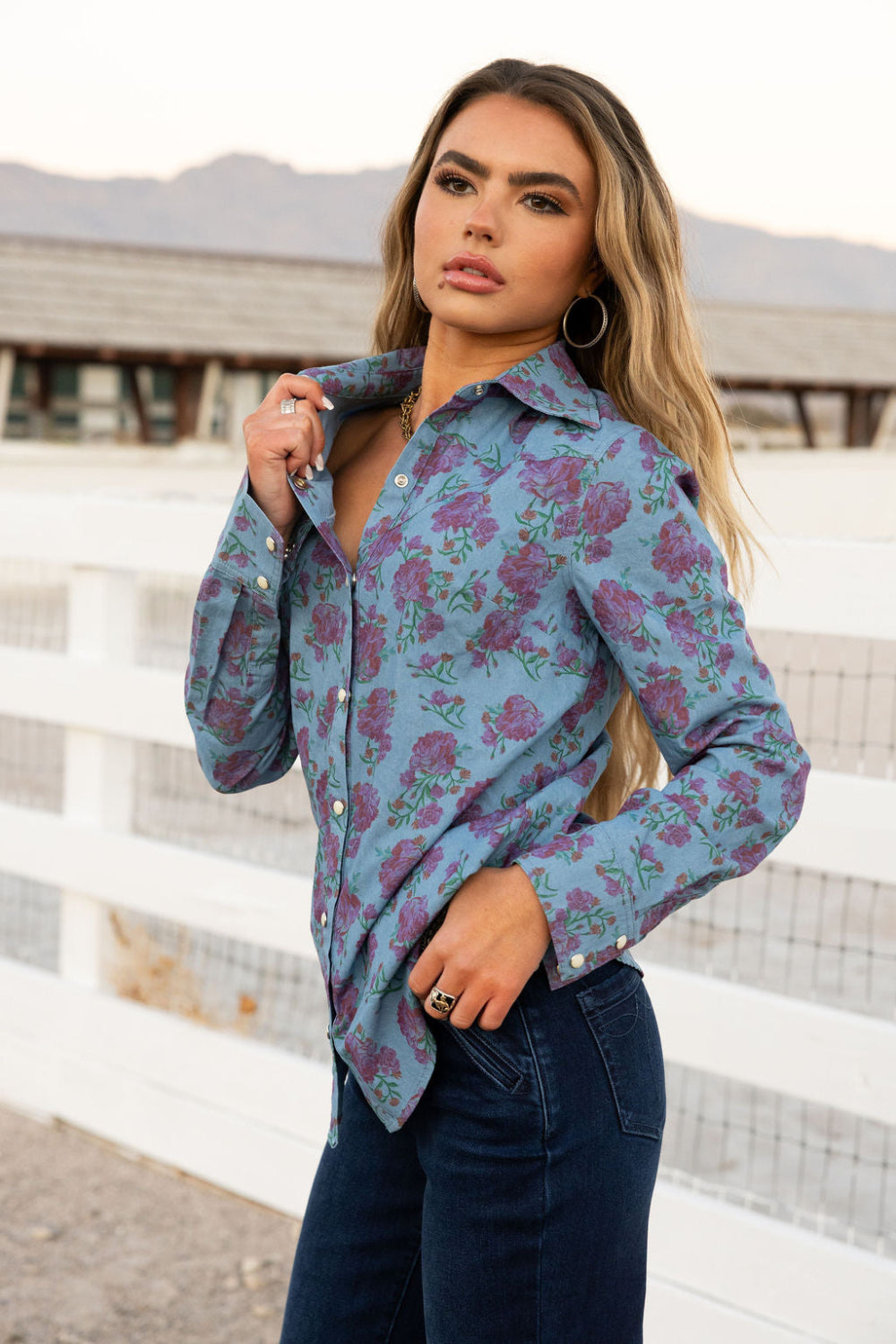Petals & Pearls top