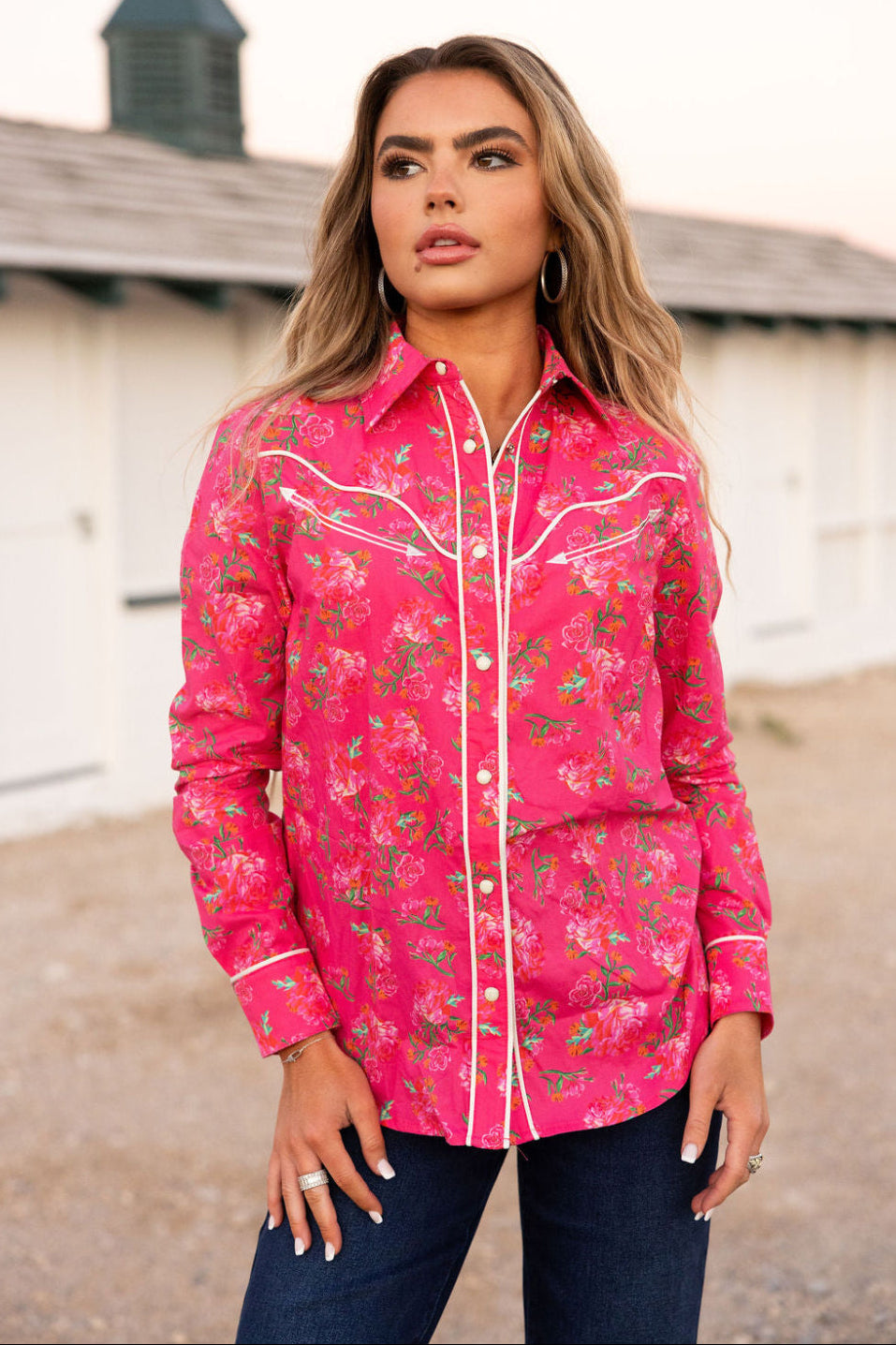 Pink Outlaw top