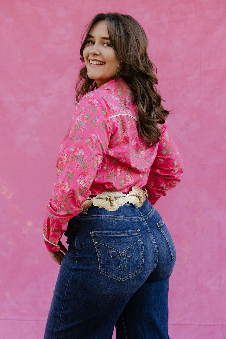 Pink Outlaw top