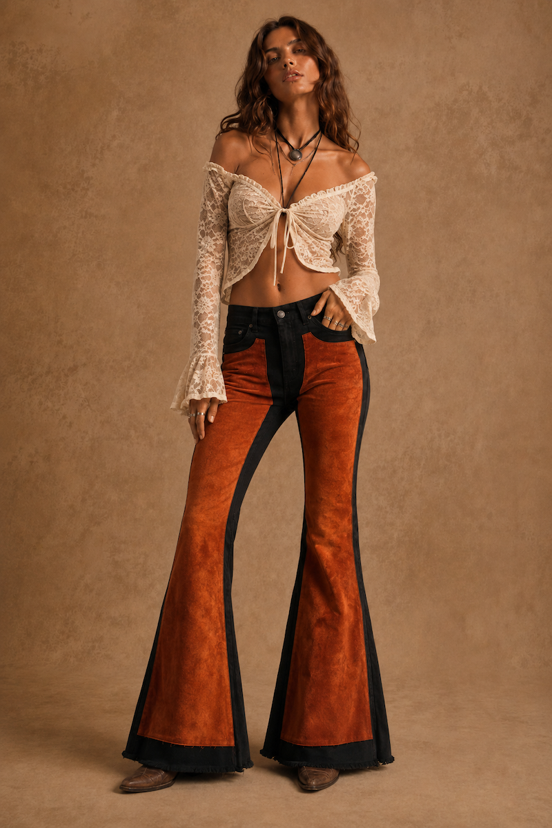 Copper & Chaos flare jeans